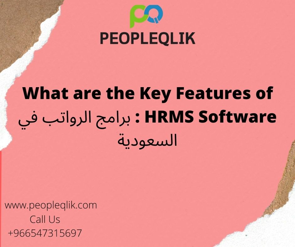 What are the Key Features of HRMS Software : برامج الرواتب في السعودية